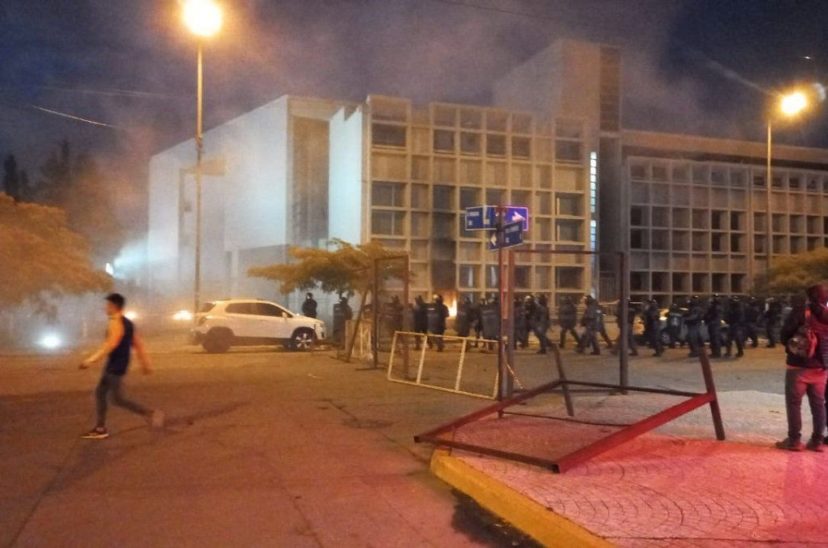 Chubut represión