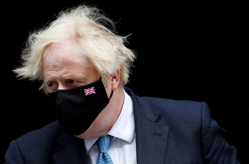 Boris Johnson Ómicron