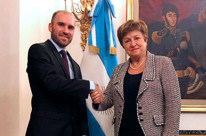 Martín Guzmán y Kristalina Georgieva 1