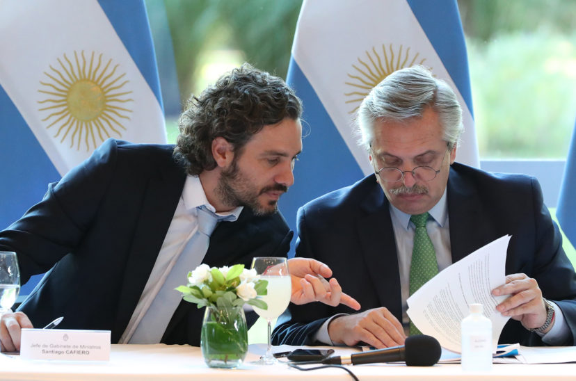 cafiero y alberto CELAC