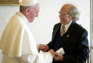 papa Francisco y Perez Esquivel