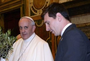 Messi y Papa Fransisco