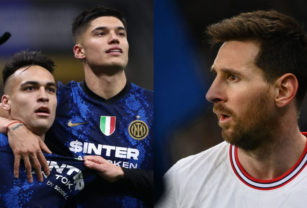 Champions League Lautaro Martínez y Joaquín Correa