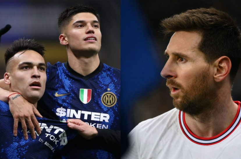 Champions League Lautaro Martínez y Joaquín Correa