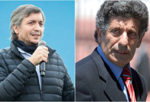 Máximo Kirchner y "Chacho" Álvarez