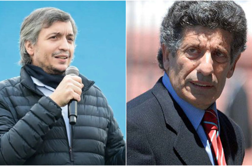 Máximo Kirchner y "Chacho" Álvarez