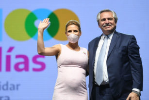 Alberto Fernández y Fabiola Yañez