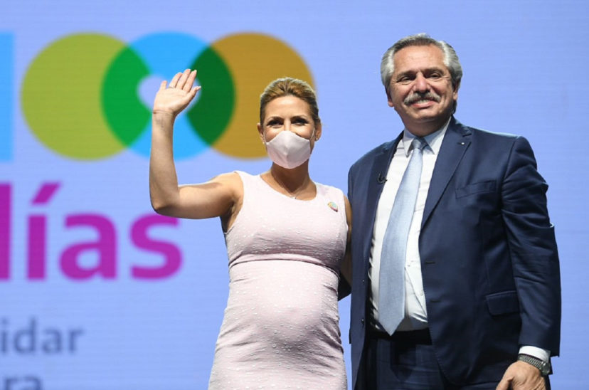 Alberto Fernández y Fabiola Yañez