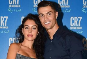Ronaldo y su esposa