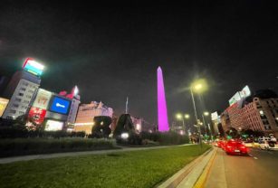 Obelisco violeta