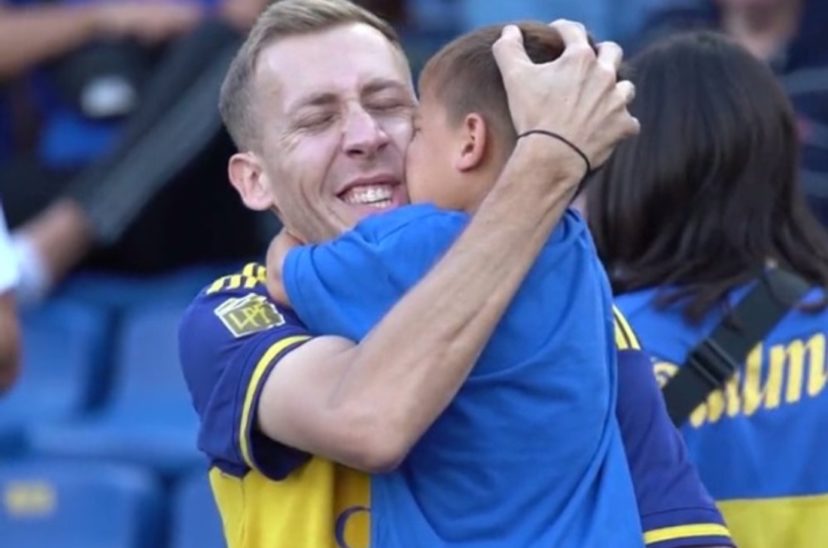 Boca padre e hijo Libertadores