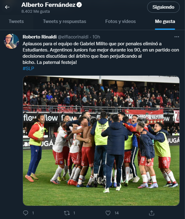 alberto fernández argentinos juniors