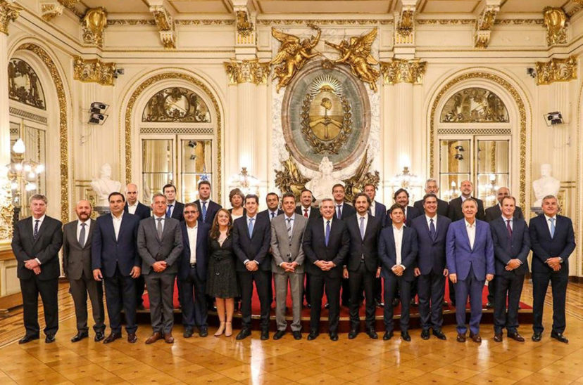 gobernadores con alberto por la corte suprema