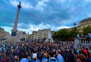 Hinchas argentinos