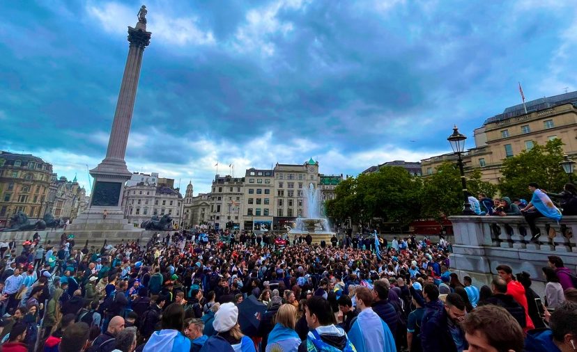 Hinchas argentinos
