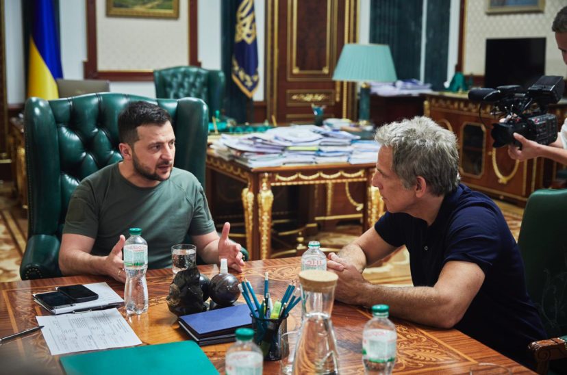 Ben Stiller presidente de Ucrania
