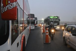 Corte Autopista Buenos Aires-La Plata