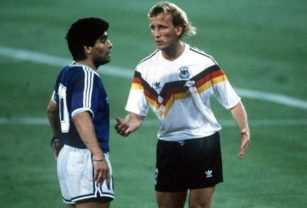 Brehme y Maradona