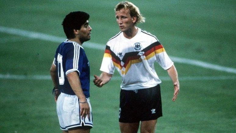 Brehme y Maradona