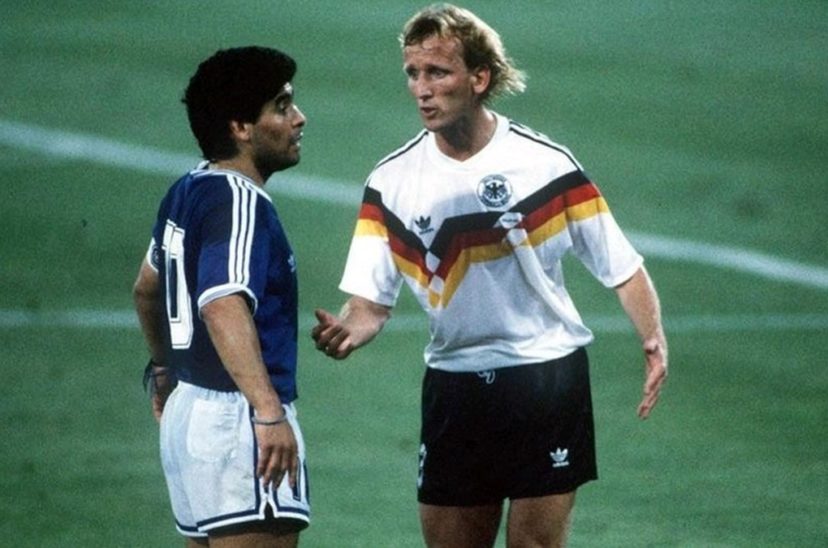 Brehme y Maradona
