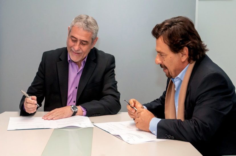 Jorge Ferraresi y Gustavo Sáenz
