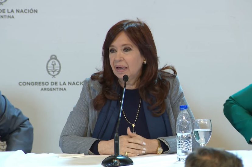 cristina kirchner en el senado