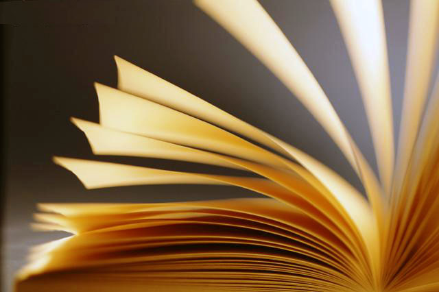 hojas de un libro