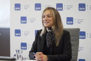 malena galmarini titular de aysa
