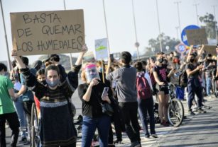 corte y acampe en el puente rosario-victoria