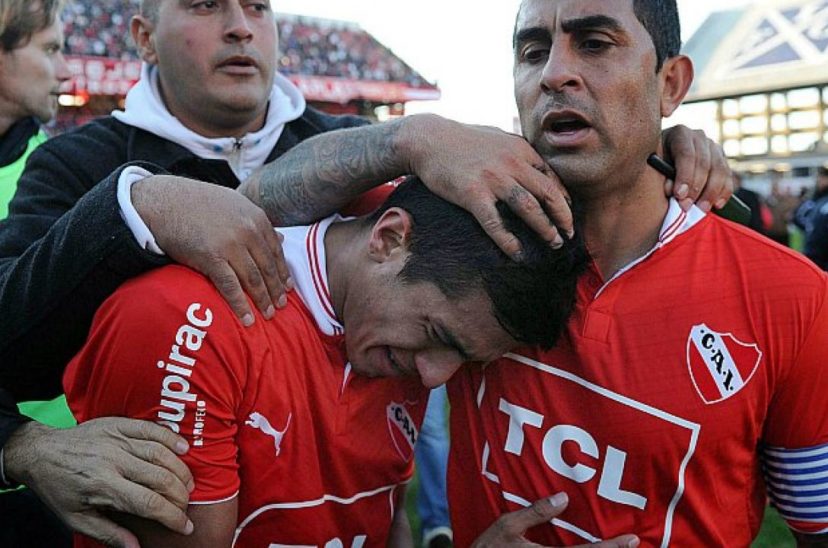 descenso de independiente motivado por racing
