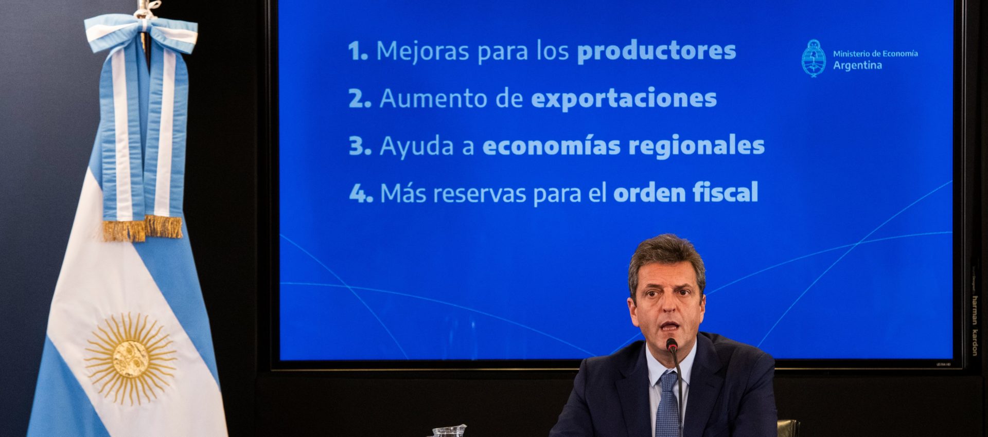 Massa anunció el dólar soja hasta fin de septiembre