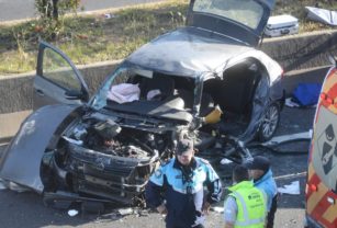 choque acceso oeste