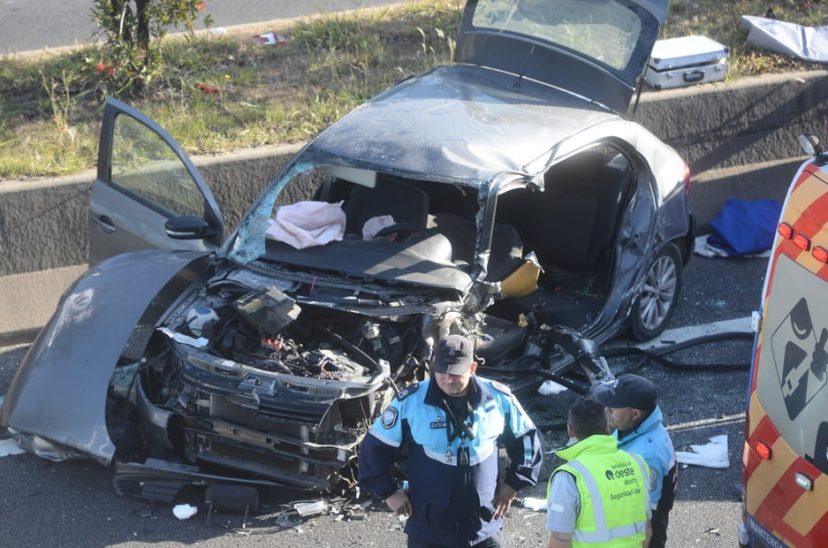choque acceso oeste