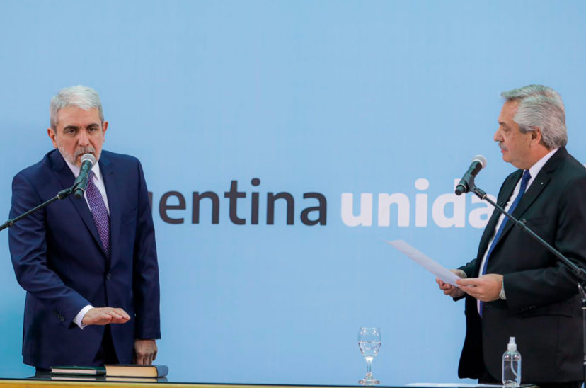 Aníbal Fernández y Alberto