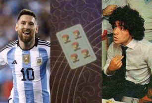 5 de copas messi maradona