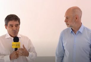 Fernán Quirós con Larreta
