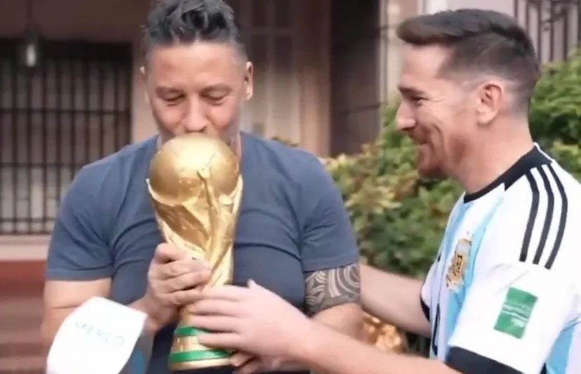 Gustavo Menéndez y el falso Messi