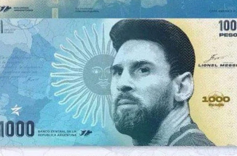 Billete de Messi