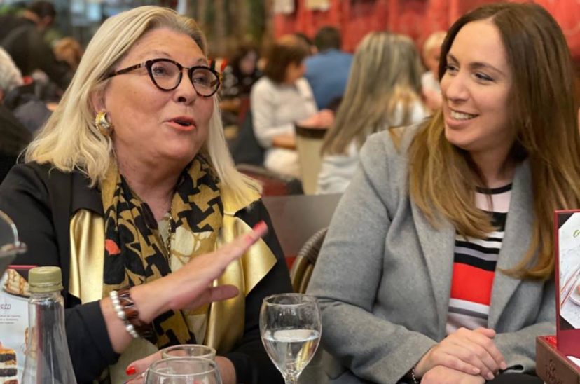 Elisa Carrió y María Eugenia Vidal