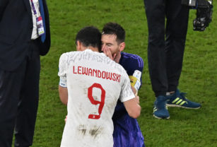 Lewandowski Messi