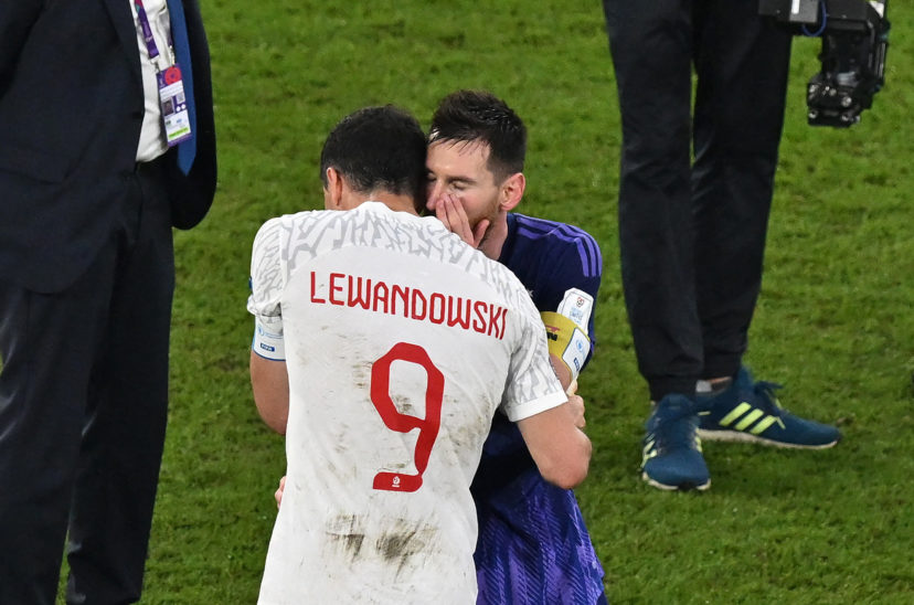 Lewandowski Messi
