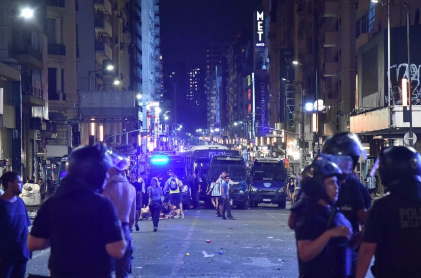 Asaltaron un cajero en las inmediaciones del Obelisco.