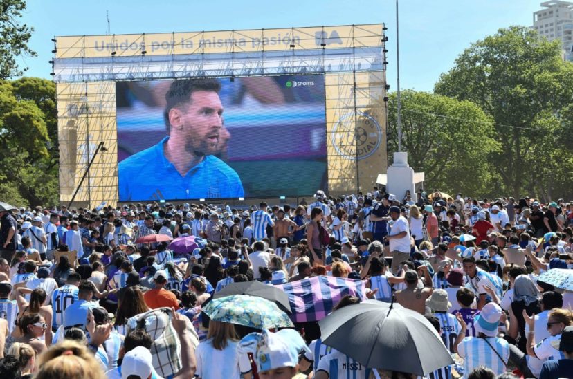 Pantalla gigante final