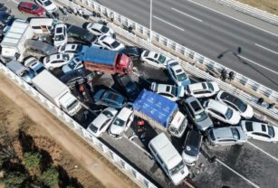 Accidente en China