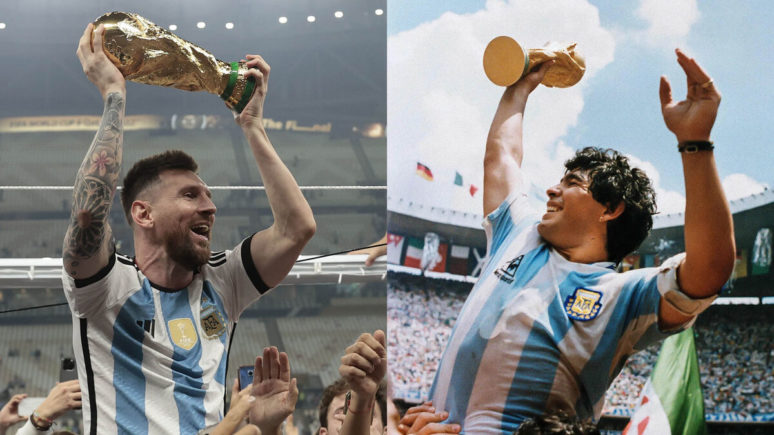 messi maradona