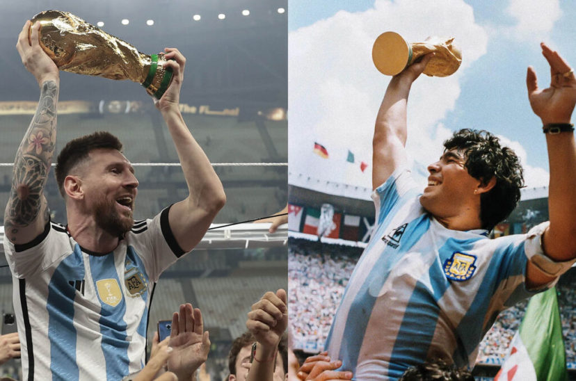 messi maradona