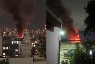 Incendio en Villa Ortúzar