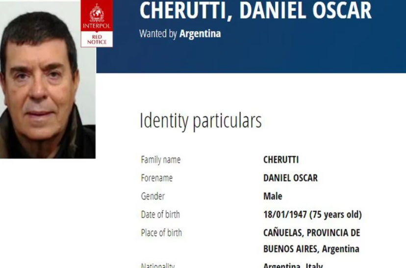 Hermano Miguel Ángel Cherutti interpol