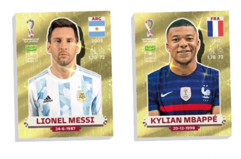 Messi Mbappé álbum virtual