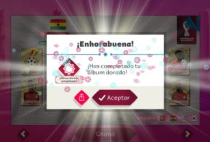 álbum dorado virtual panini